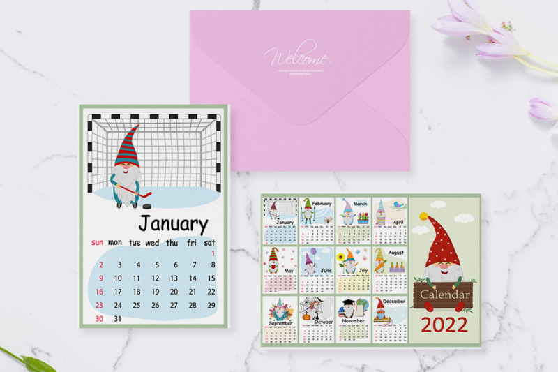 calendar-for-2022-with-the-cute-dwarves-character