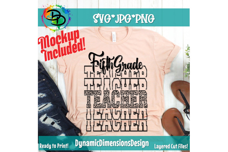teacher-echo-svg-leopard-teacher-stacked-back-to-school-svg-teache