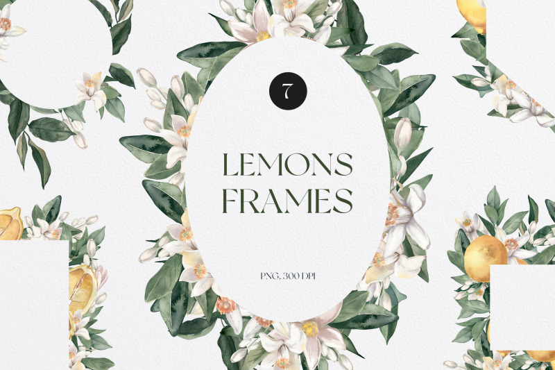 watercolor-lemon-frames