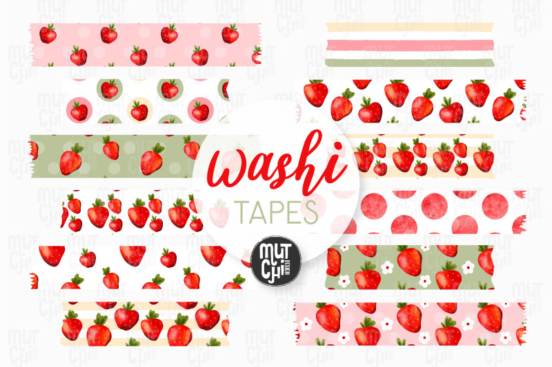 strawberry-washi-tapes