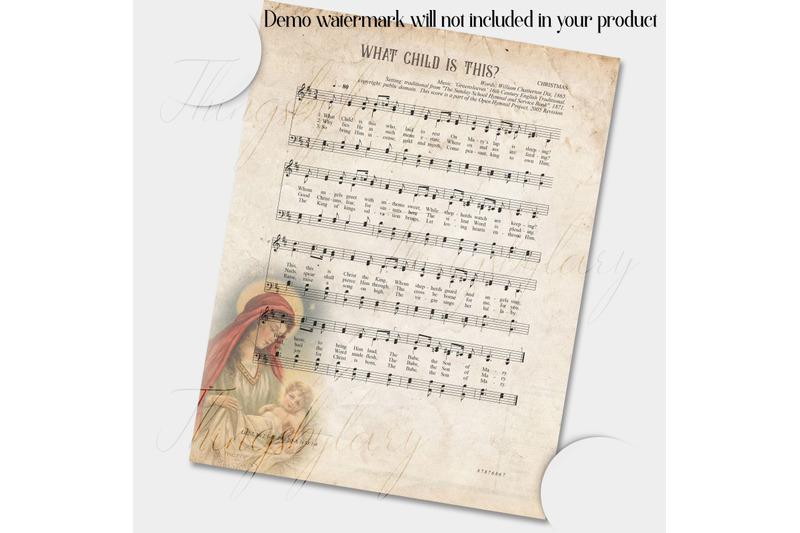 16-vintage-christmas-old-music-sheet-digital-papers-8-5x11-quot