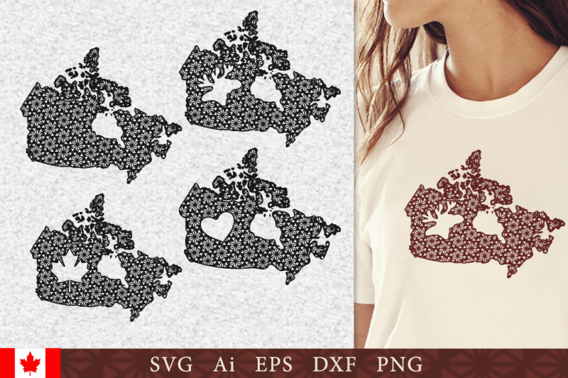 silhouette-of-canada-with-pattern-svg
