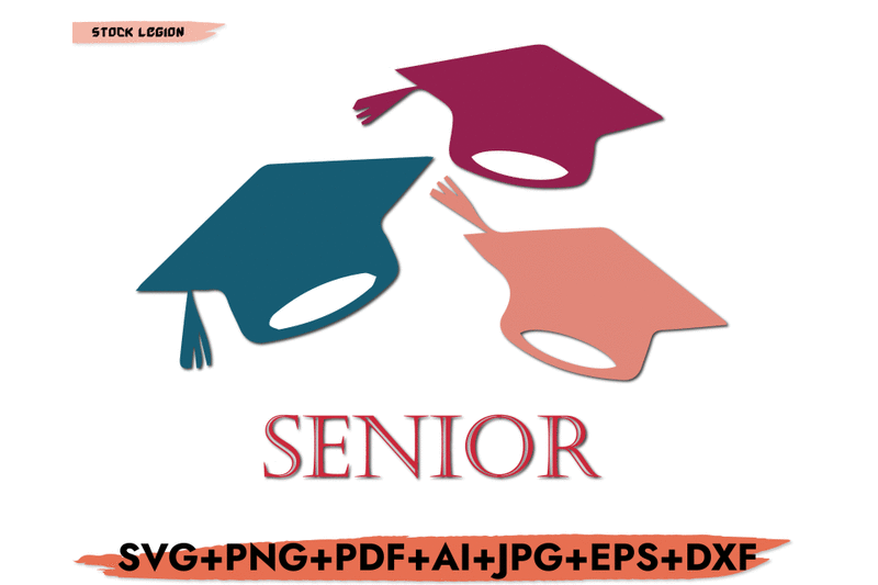 senior-graduation-hats-svg