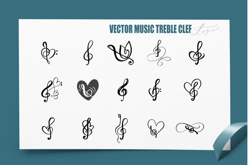 vector-music-treble-clef-logo