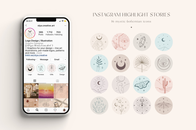 instagram-highlight-story-templates-branch-crescent-and-stars-boho