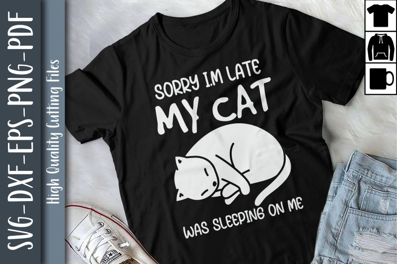 sorry-i-039-m-late-my-cat-sleeping-on-me