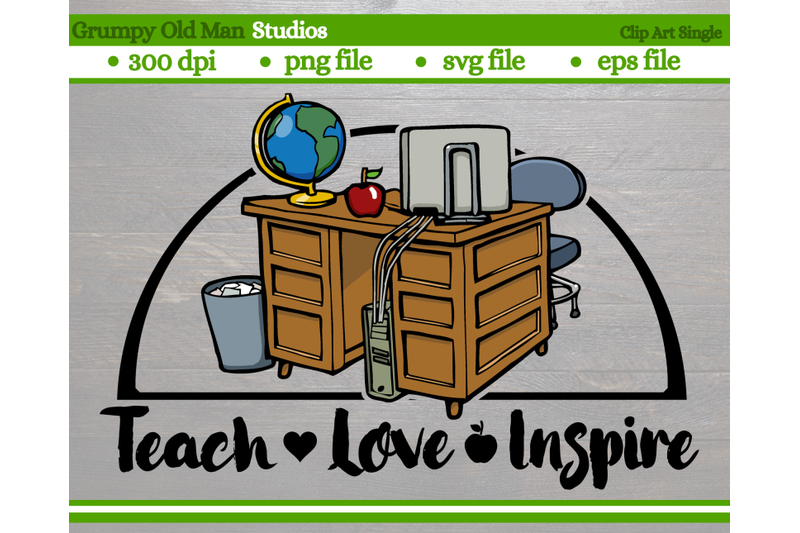 teacher-desk-teach-love-inspire