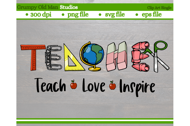 teacher-love-teach-inspire-school-supplies