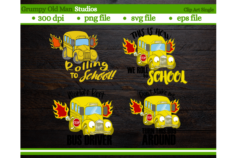 set-of-school-bus-designs