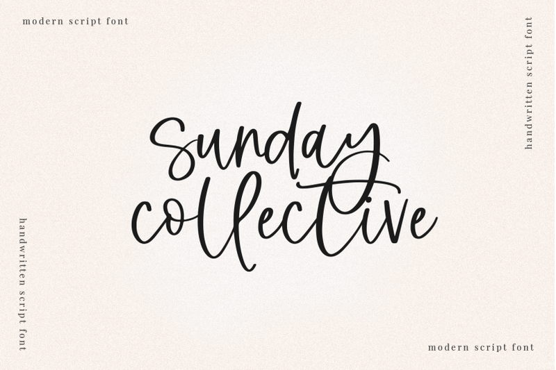 sunday-collective-handwritten-script-font