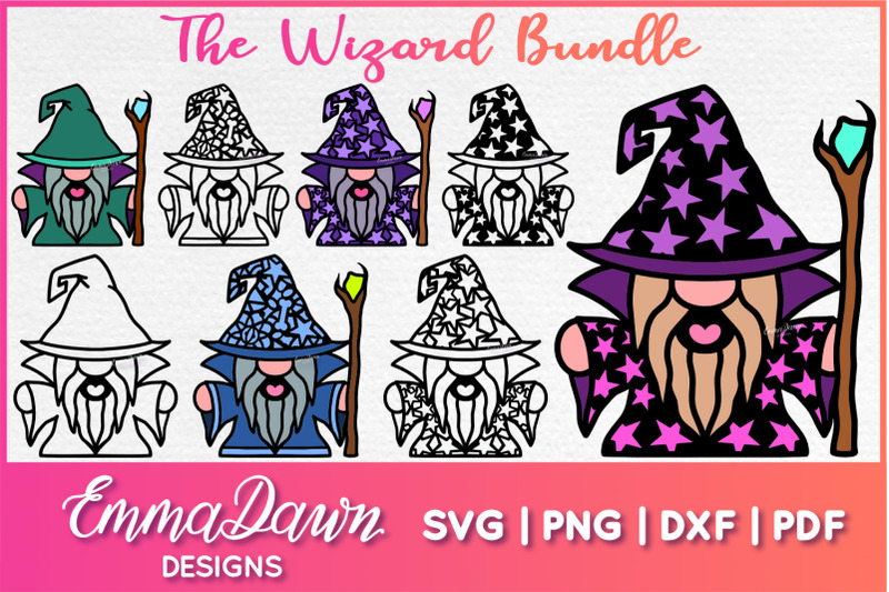 wizard-svg-bundle-gnome-zentangle-cut-file-bundle