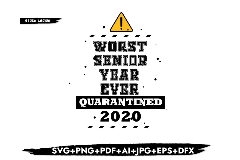 worst-senior-year-ever-quarantined-2020-svg