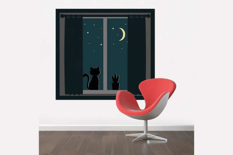kitten-on-the-window-papercut-svg-by-layers