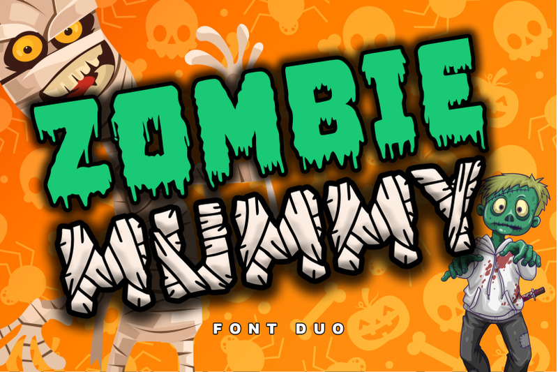 zombie-mummy-font-duo