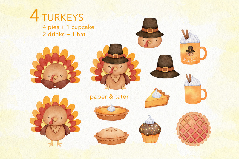 watercolor-thanksgiving-clipart-autumn-holiday-turkey-png