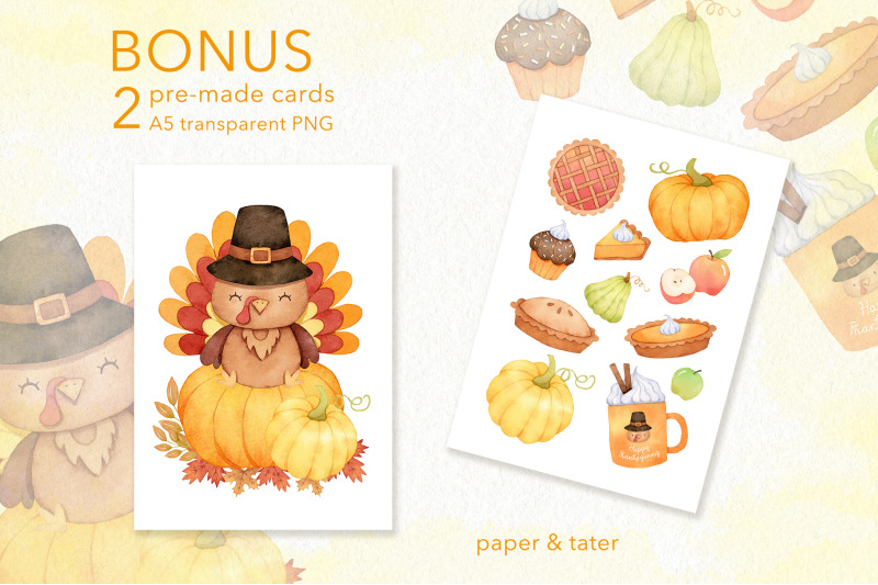 watercolor-thanksgiving-clipart-autumn-holiday-turkey-png