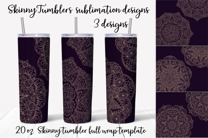 gold-mandalas-sublimation-design-skinny-tumbler-wrap-design