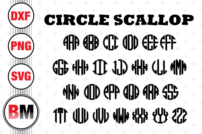 scallop-circle-letter-monogram-svg-png-dxf-files