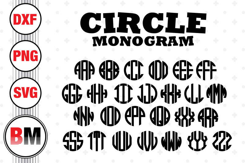 circle-monogram-letter-svg-png-dxf-files