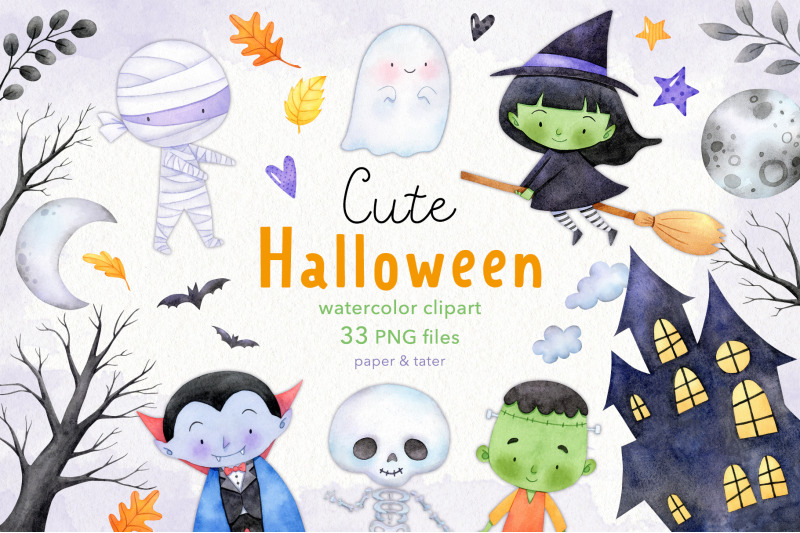 watercolor-halloween-clipart-cute-monsters-png