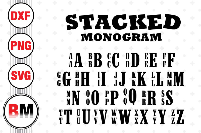stacked-monogram-svg-png-dxf-files