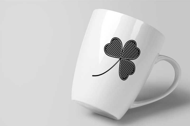 svg-clover-with-an-ornament-for-patrick-039-s-day