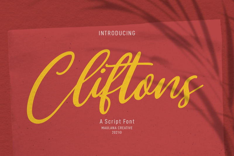 clifttons-casual-signature-font
