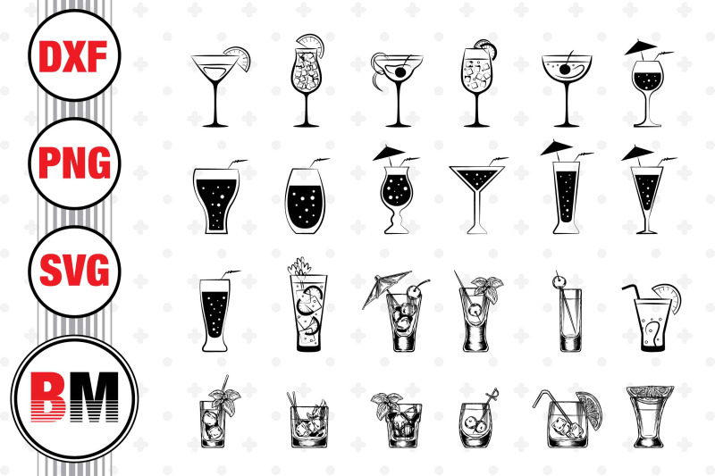cocktail-svg-png-dxf-files