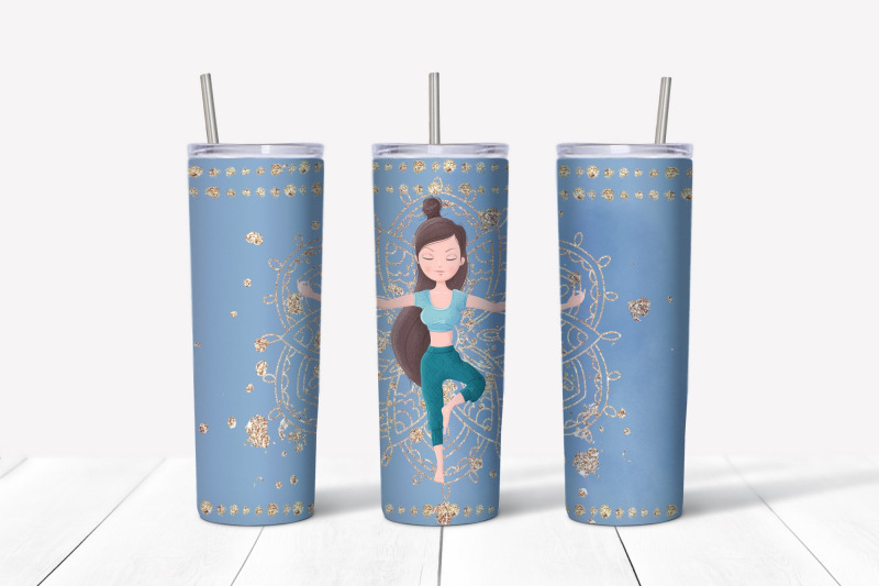 yoga-sublimation-design-skinny-tumbler-wrap-design