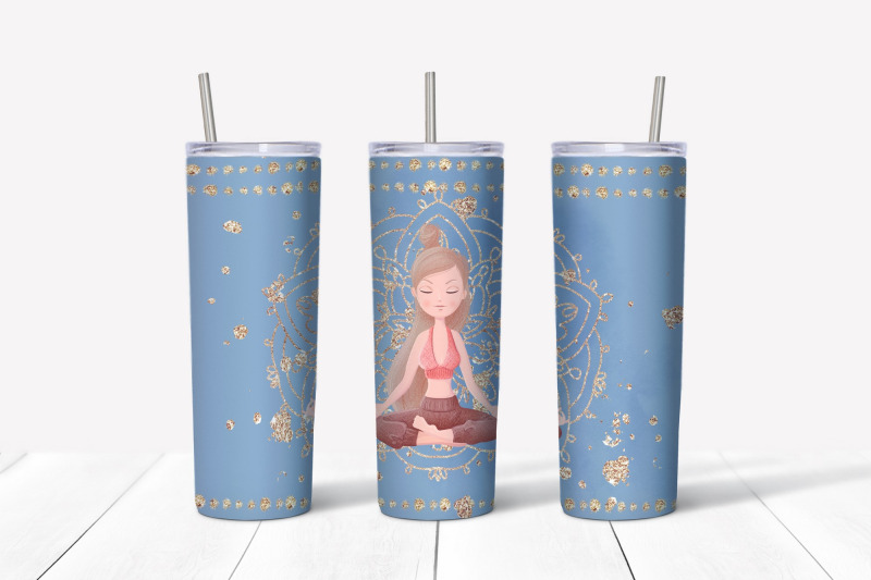 yoga-sublimation-design-skinny-tumbler-wrap-design