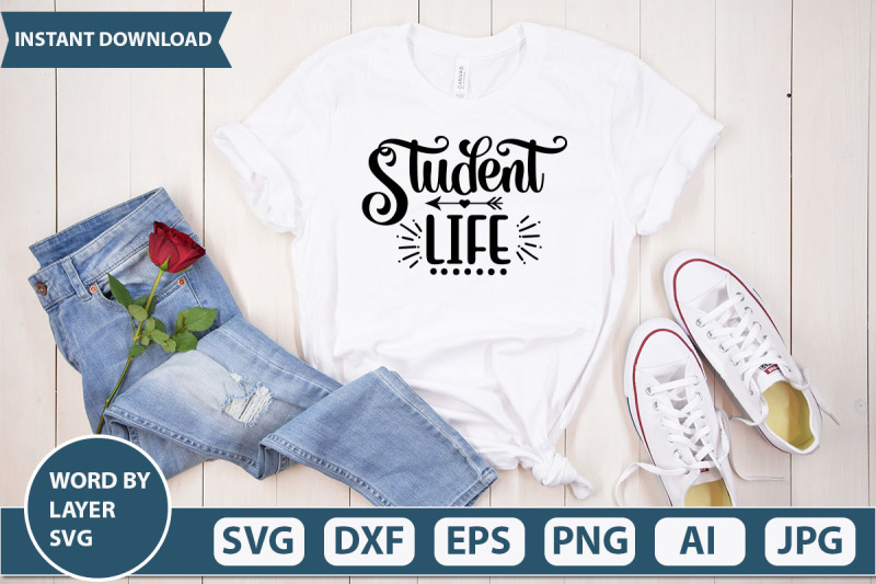 student-life-svg-cut-file