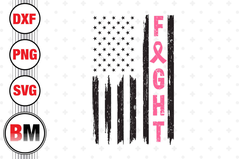 fight-ribbon-cancer-us-flag-svg-png-dxf-files