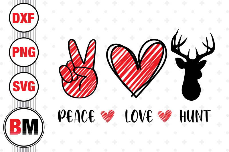 peace-love-hunt-svg-png-dxf-files