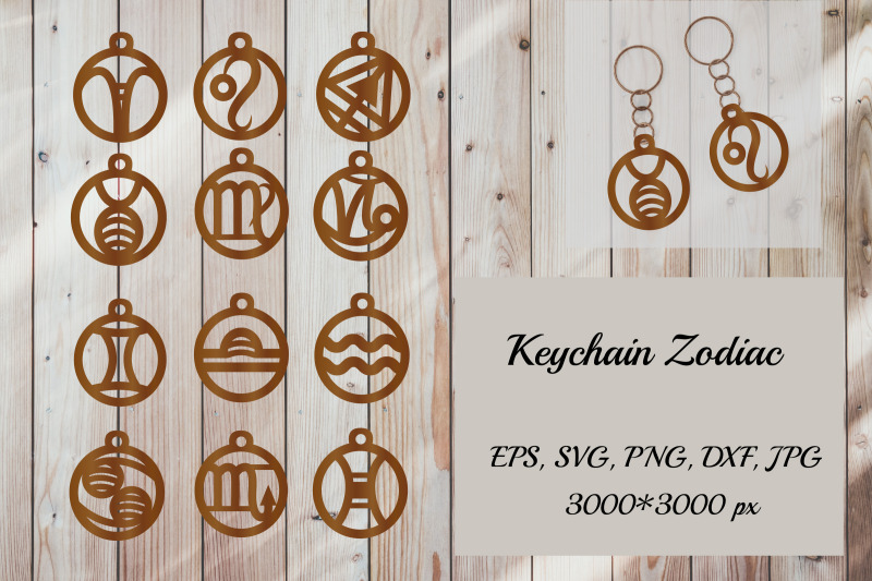 zodiac-keychain-bundle-astrology-svg-bundle-keychain-svg
