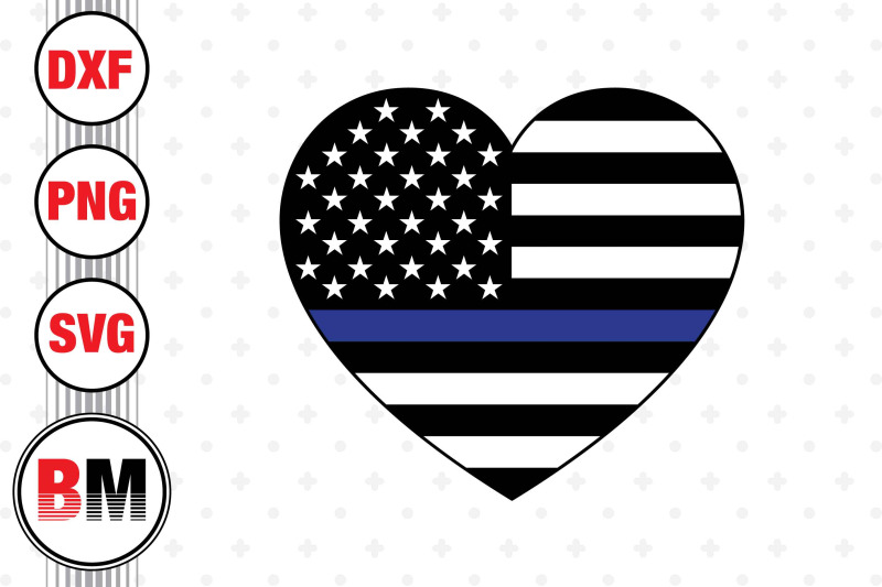 heart-thin-blue-american-flag-svg-png-dxf-files