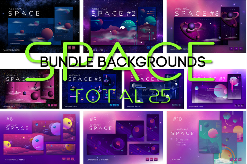 bundle-of-space-backgrounds