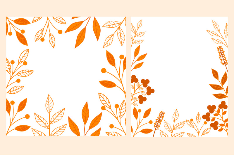 autumn-plants-card-plants-frame-autumn-plants-invitation