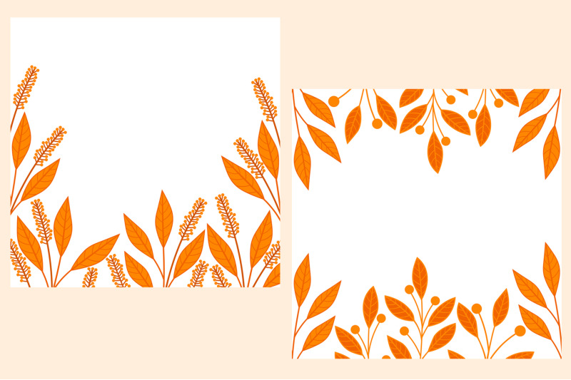 autumn-plants-card-plants-frame-autumn-plants-invitation