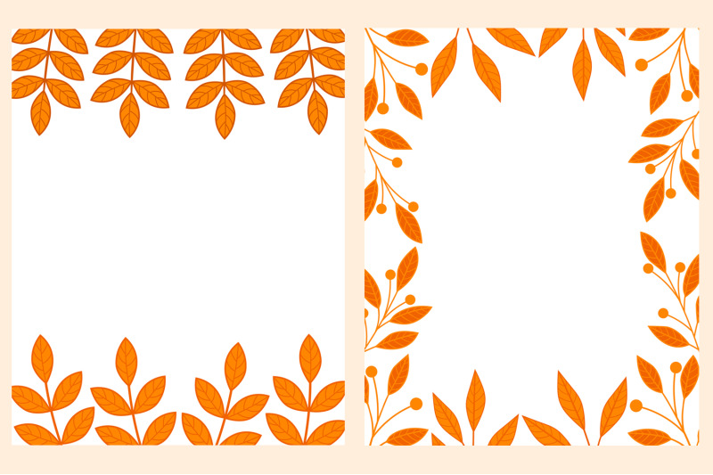 autumn-plants-card-plants-frame-autumn-plants-invitation