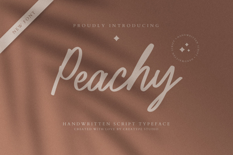 peachy-handwritten-script