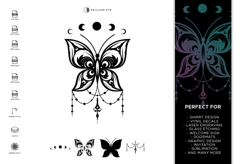 mythical-butterfly-and-moon-phase-svg