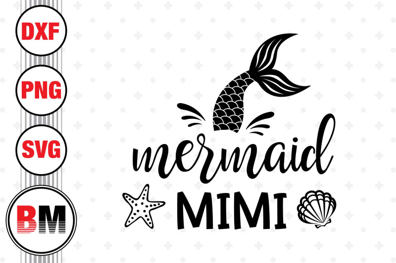 mermaid-mimi-svg-png-dxf-files