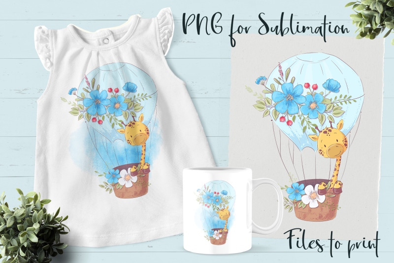 cute-giraffe-sublimation-design-for-printing