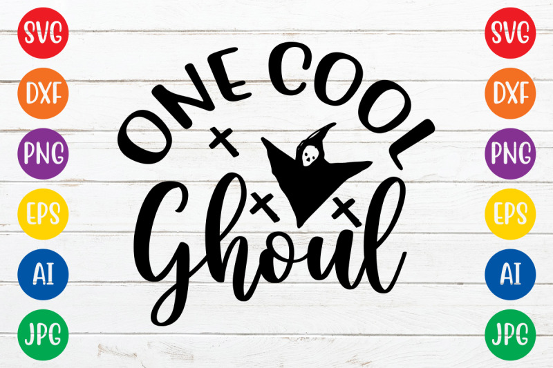 one-cool-ghoul-svg-cut-file