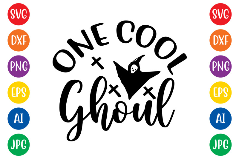 one-cool-ghoul-svg-cut-file