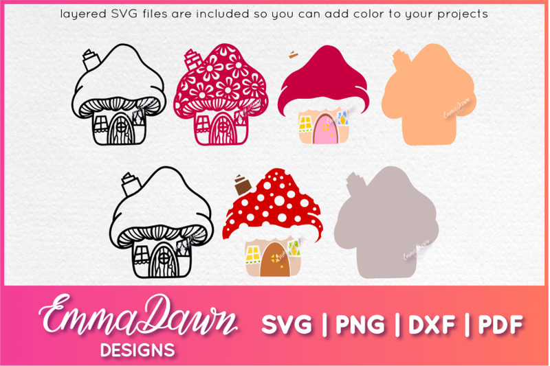 mushroom-house-svg-mini-bundle-6-mandala-zentangle-designs