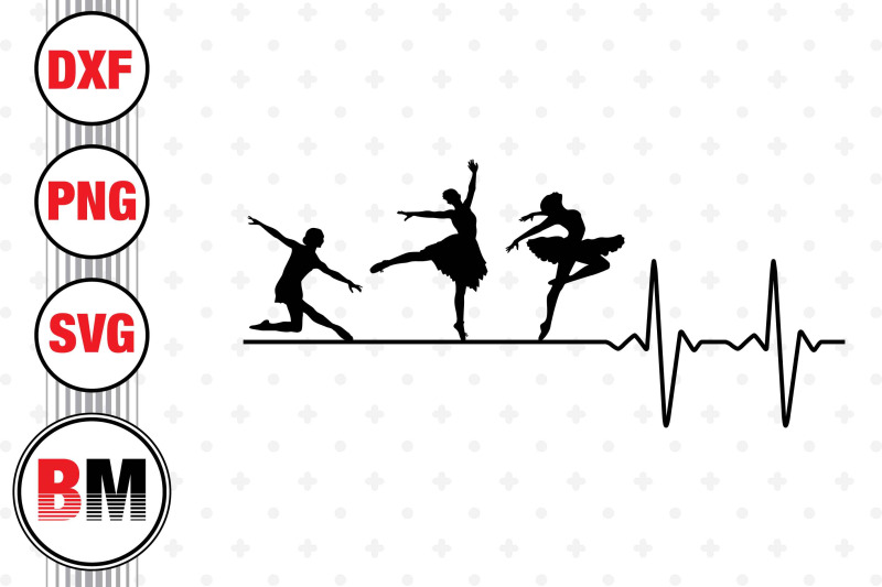 ballerina-heartbeat-svg-png-dxf-files