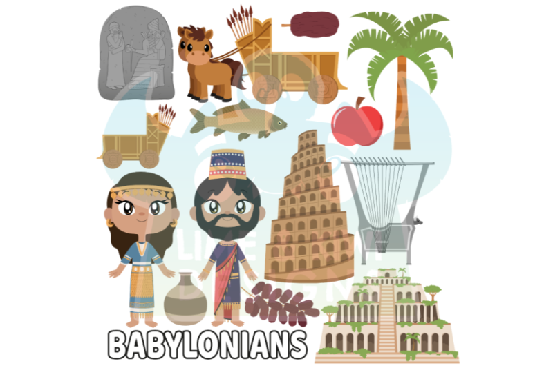 ancient-mesopotamia-clipart-lime-and-kiwi-designs