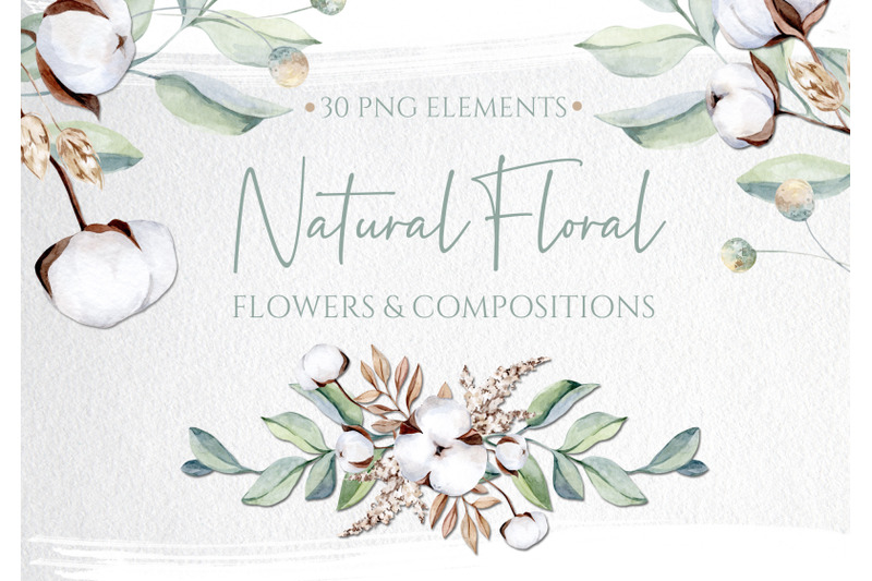 watercolor-natural-floral-collection