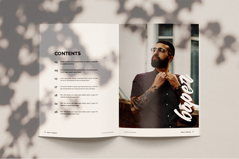 baper-magazine-template